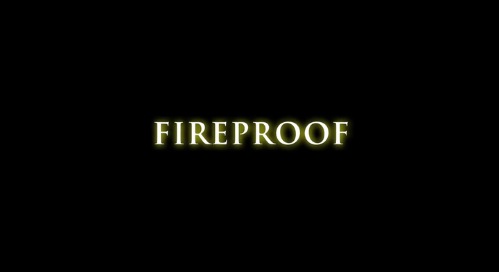 Title screen of Fireproof