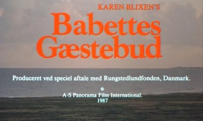 Title screen of Babettes gæstebud