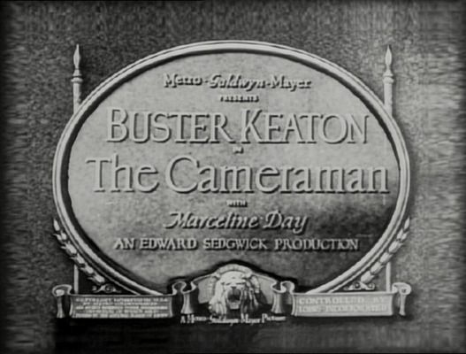Title screen of The Cameraman