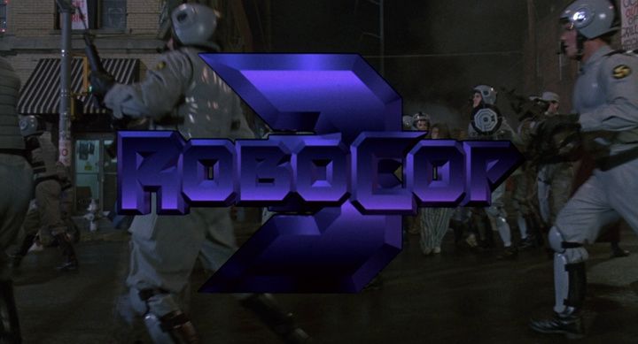 Title screen of RoboCop 3