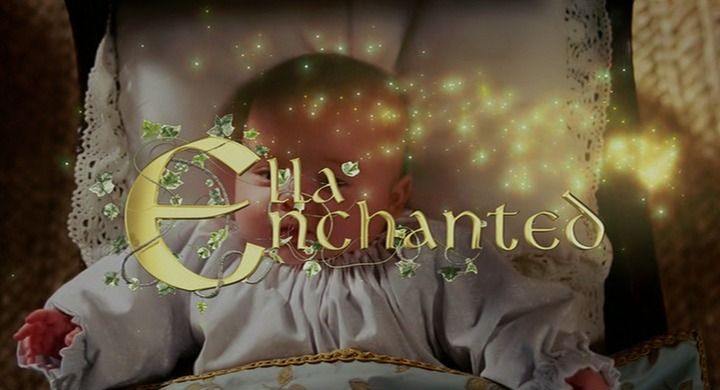 Title screen of Ella Enchanted