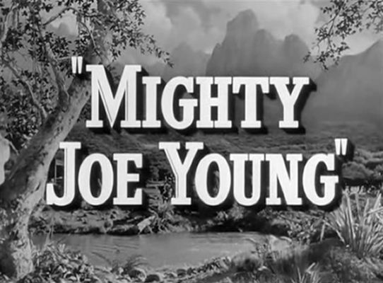 Title screen of Mighty Joe Young