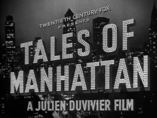 Title screen of Tales of Manhattan
