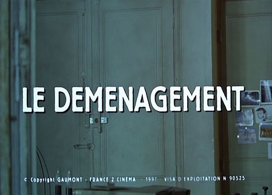 Title screen of Le déménagement