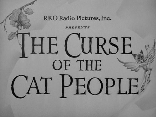 Title screen of The Curse of the Cat People