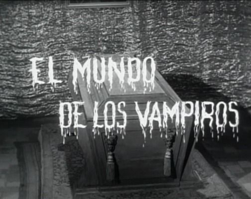 Title screen of El mundo de los vampiros