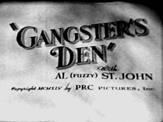 Title screen of Gangster's Den