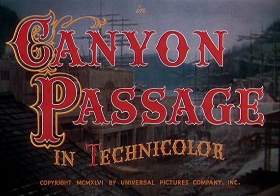 Title screen of Canyon Passage