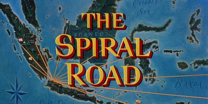 Title screen of The Spiral Road
