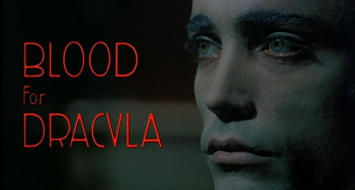 Title screen of Sangue per Dracula