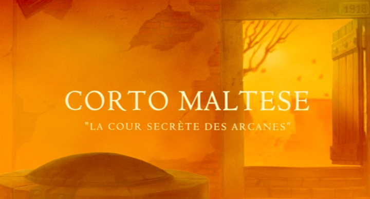 Title screen of Corto Maltese: La cour secrète des Arcanes