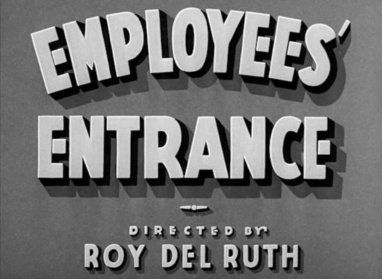 Title screen of Employees' Entrance