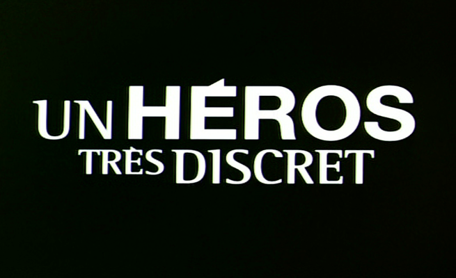 Title screen of Un héros très discret