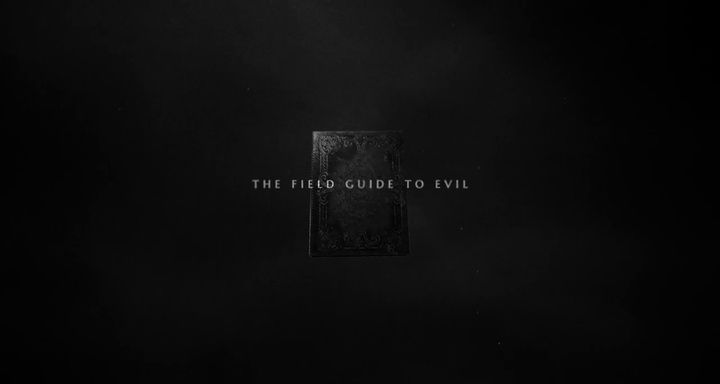 Title screen of The Field Guide to Evil