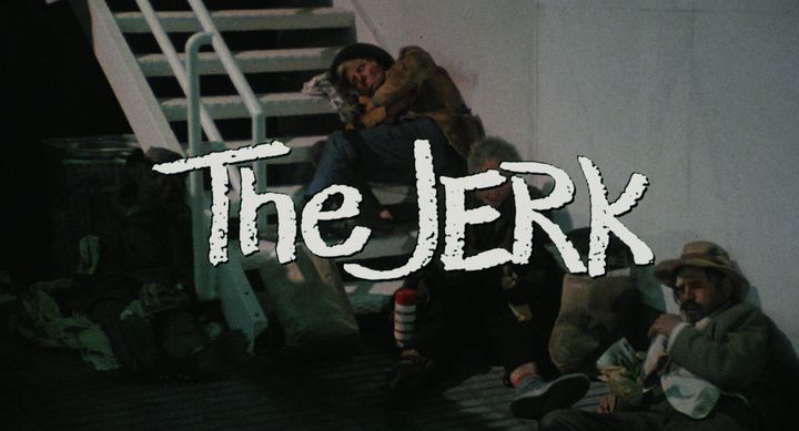 Title screen of The Jerk
