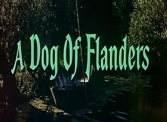 Title screen of A Dog of Flanders