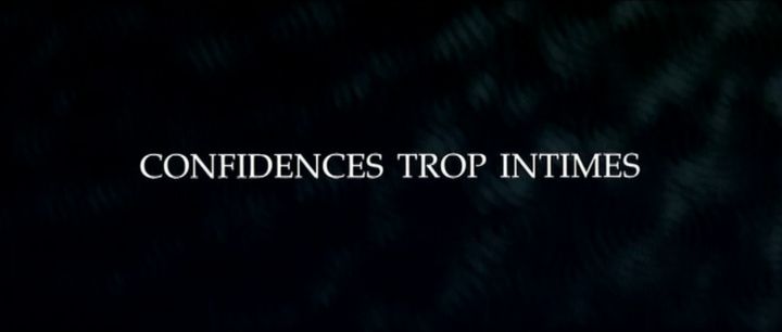 Title screen of Confidences trop intimes