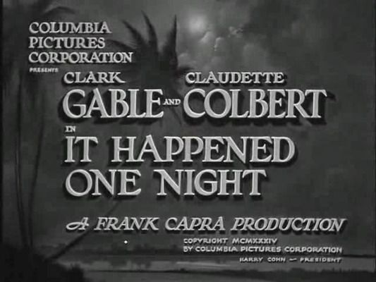 Title screen of It Happened One Night