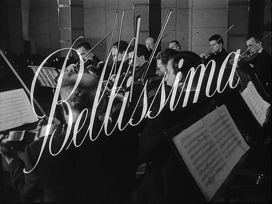 Title screen of Bellissima