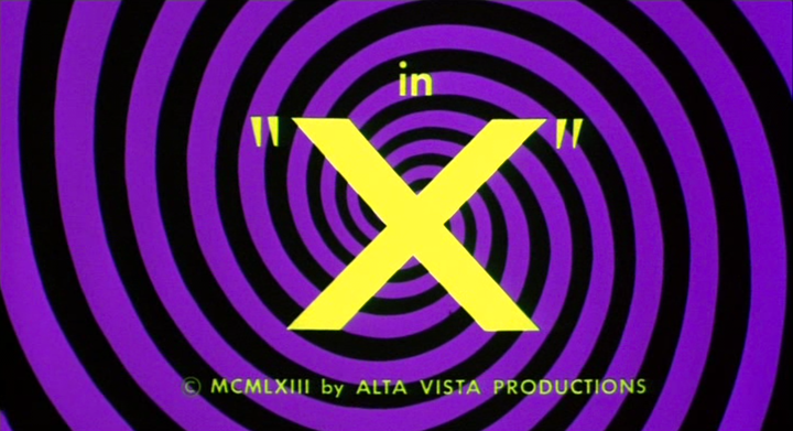Title screen of X