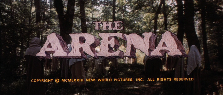 Title screen of The Arena