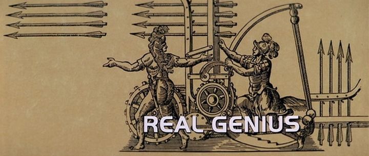 Title screen of Real Genius