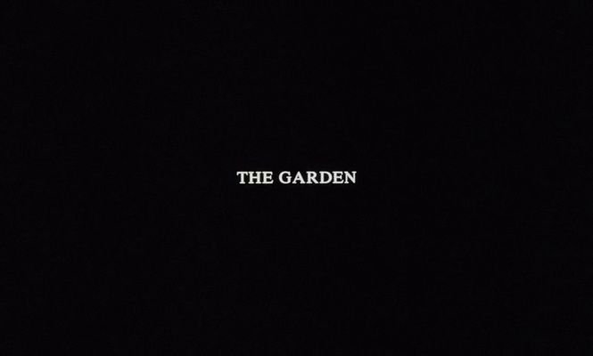Title screen of The Garden