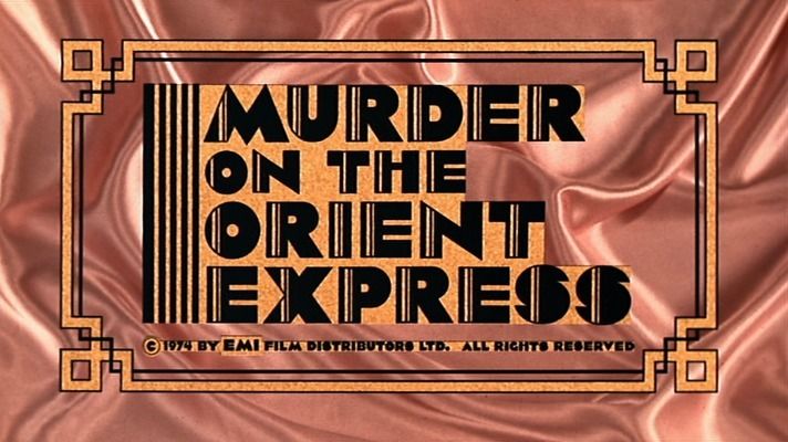 Title screen of Murder on the Orient Express