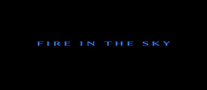 Title screen of Fire in the Sky