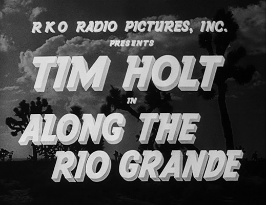 Title screen of Along the Rio Grande