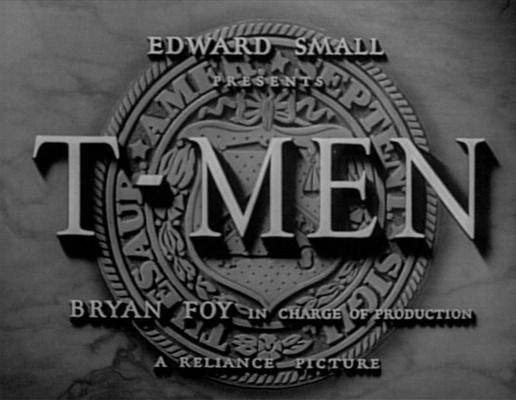 Title screen of T-Men