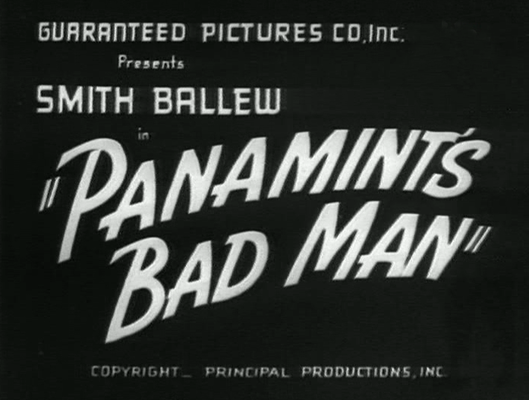 Title screen of Panamint's Bad Man