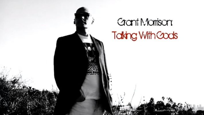 Title screen of Grant Morrison: Talking with Gods