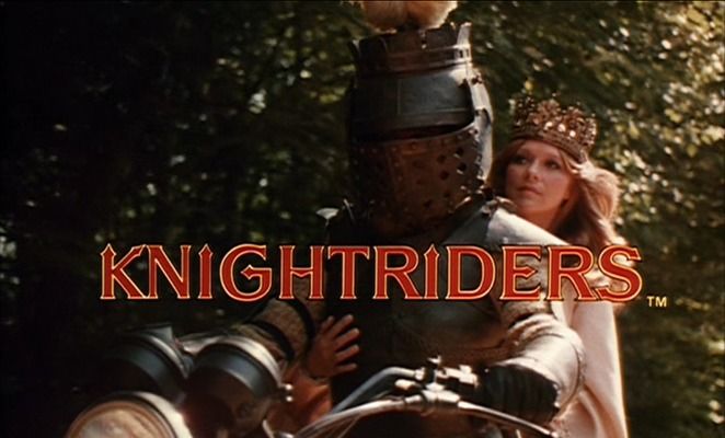 Title screen of Knightriders