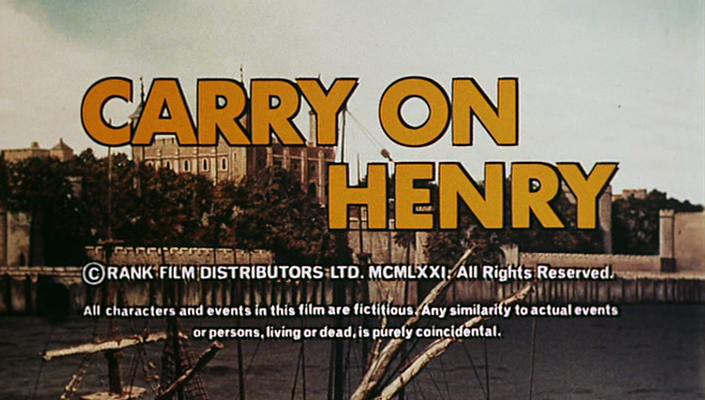 Title screen of Carry on Henry