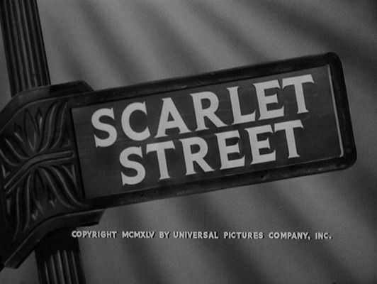 Title screen of Scarlet Street