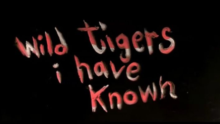 Title screen of Wild Tigers I Have Known