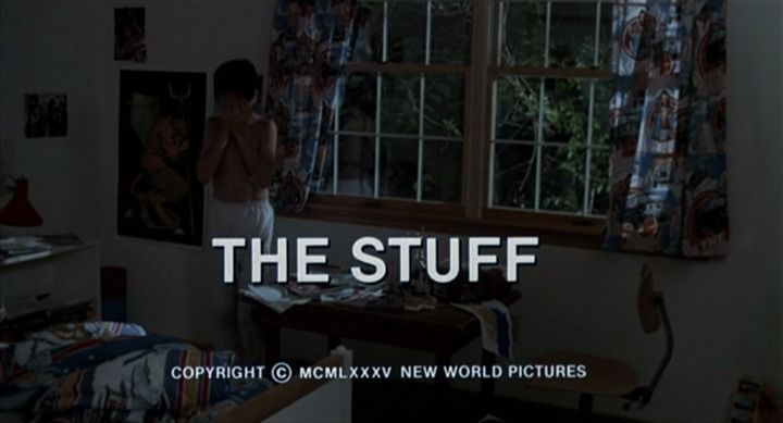 Title screen of The Stuff