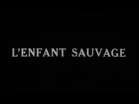 Title screen of L'enfant sauvage