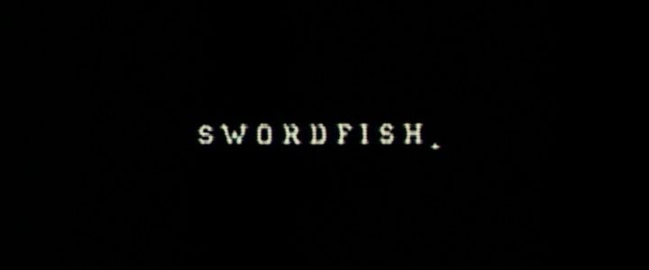 Title screen of Swordfish
