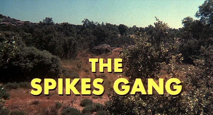 Title screen of The Spikes Gang