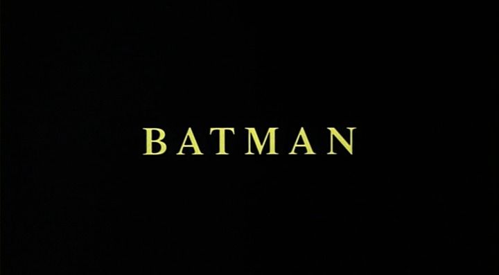 Title screen of Batman