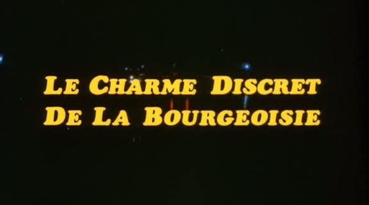 Title screen of Le charme discret de la bourgeoisie