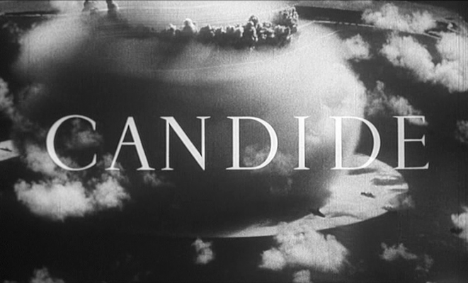 Title screen of Candide ou l'optimisme au XXe siècle