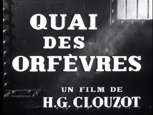 Title screen of Quai des orfèvres