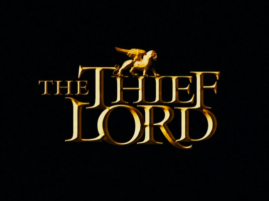 Title screen of The Thief Lord