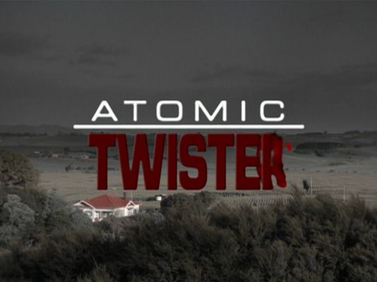 Title screen of Atomic Twister