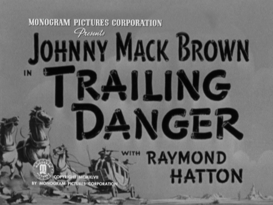 Title screen of Trailing Danger