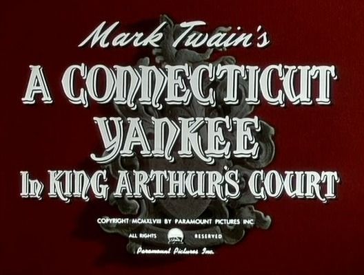Title screen of A Connecticut Yankee in King Arthur's Court