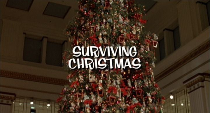 Title screen of Surviving Christmas